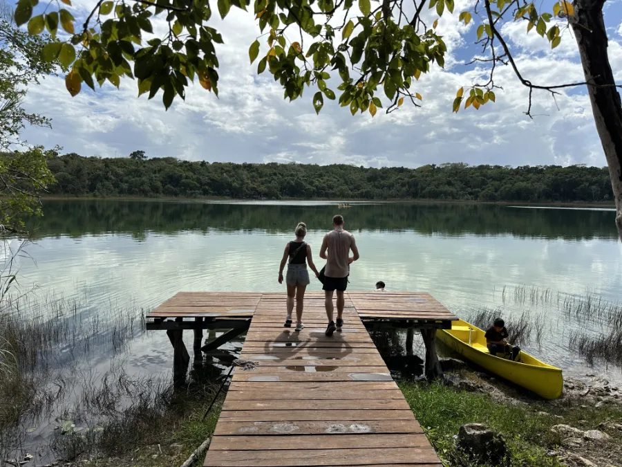 punta laguna couple